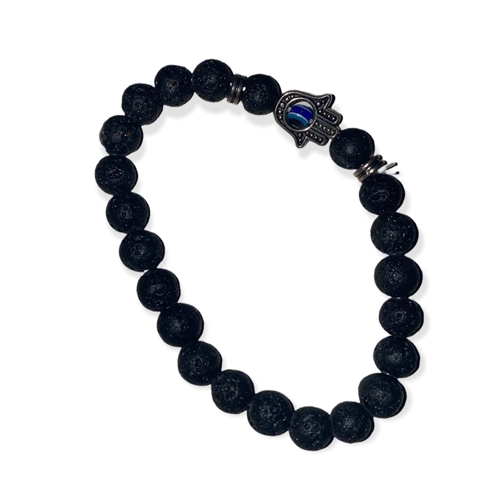 boho crystal Essential oil diffuser bracelets with lava stones